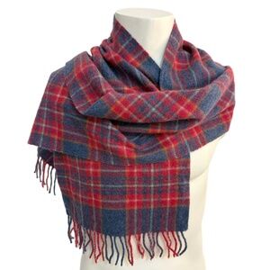 James Pringle Weavers Tartan Scarf 🇬🇧 100% Lambswool - Scottish Plaid